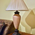 DL08. Fluted table lamp. 